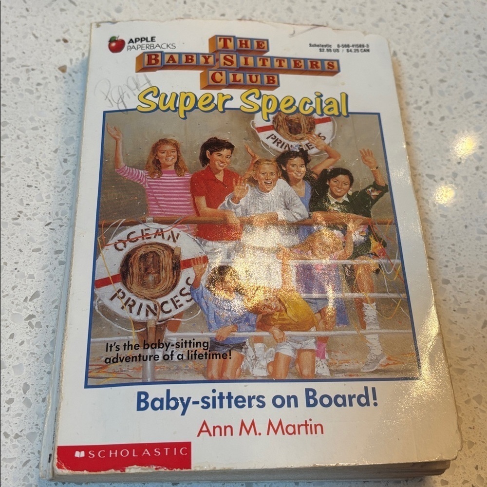 Scholastic The Baby-Sitters Club Super Special baby sitters on Board. Vintage